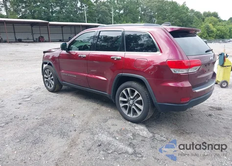 2018 Jeep Grand Cherokee Limited 4X2 z USA, uszkodzony, nr VIN 1C4RJEBG4JC110206